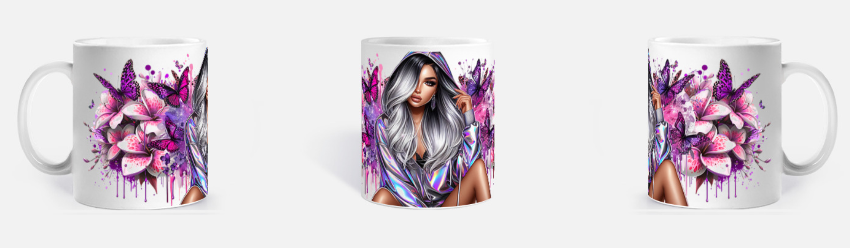 Mug "Silver Glow" 🦋 women