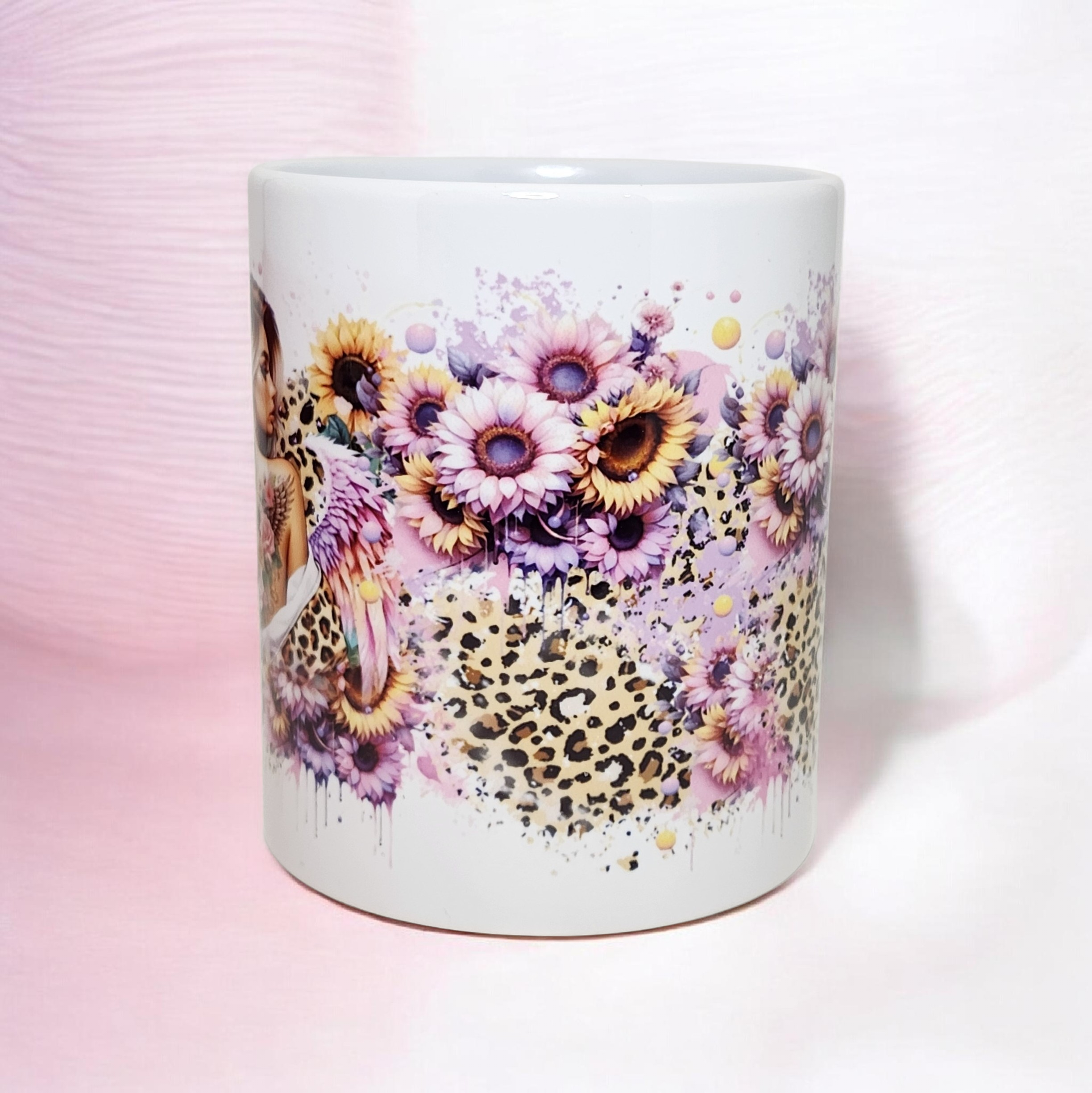 Mug Design Unique – Style Bohème Chic & Rock 🐆🌸