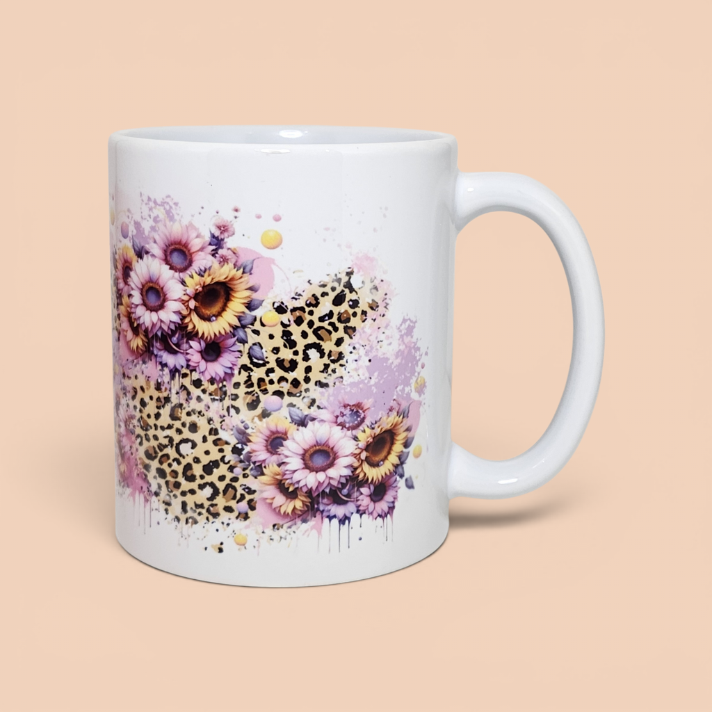 Mug Design Unique – Style Bohème Chic & Rock 🐆🌸