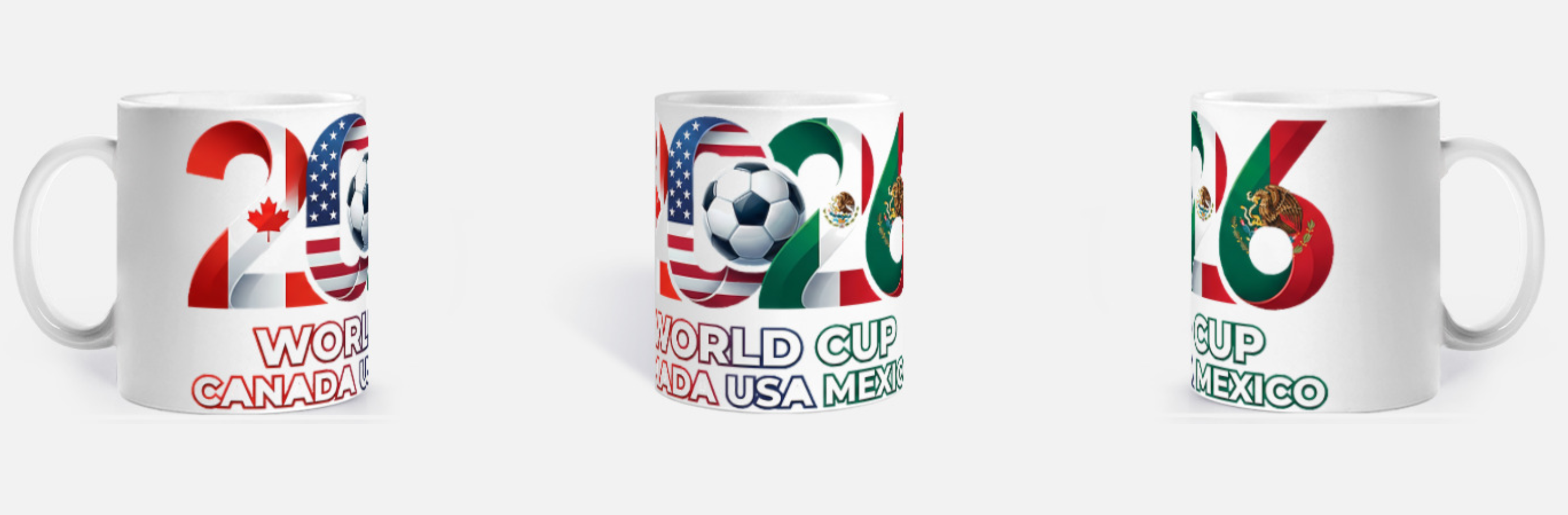 Mug  WORLD CUP - CANADA USA MEXICO