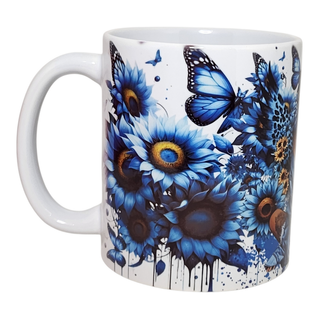 Mug femme de dos+ tatouage + papillons